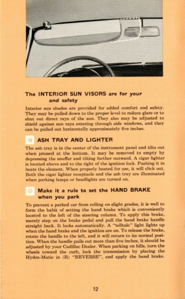 1955 Cadillac Owners Manual Page 42